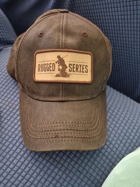 Men's Brown Baseball Cap - Distressed Outdoor Hat